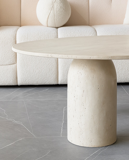 Table basse double plateau bois massif deco du salon et rangement discret