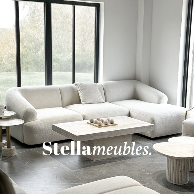 Comment créer un intérieur signature avec des meubles en travertin et bois noble