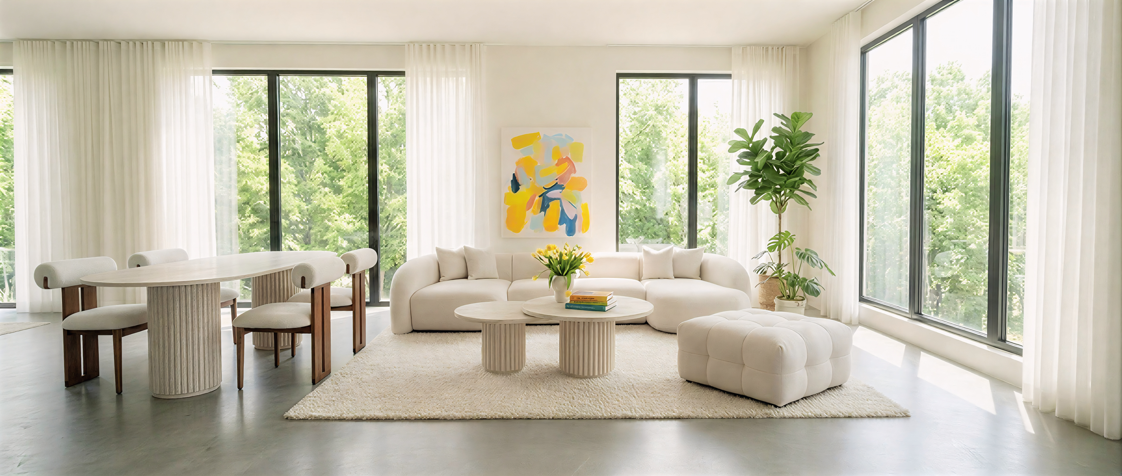 Table à manger travertin beige : chaleur naturelle & élégance durable