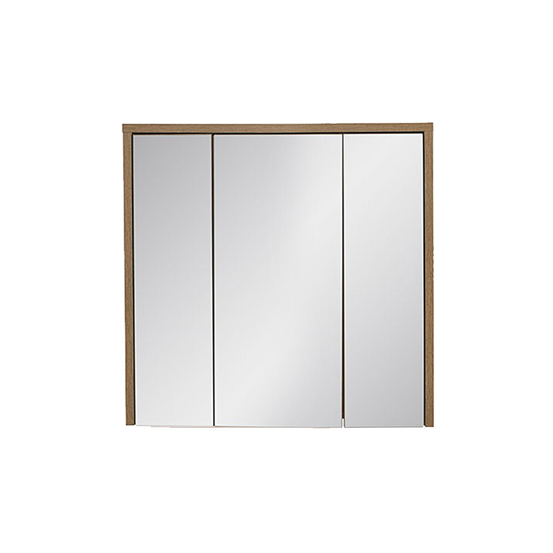 Armoire miroir 3 portes – 80 cm – Finition Chêne Hunton – HAMPTON