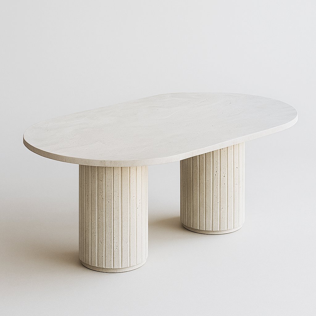 Table basse ZENDAYA en Travertin