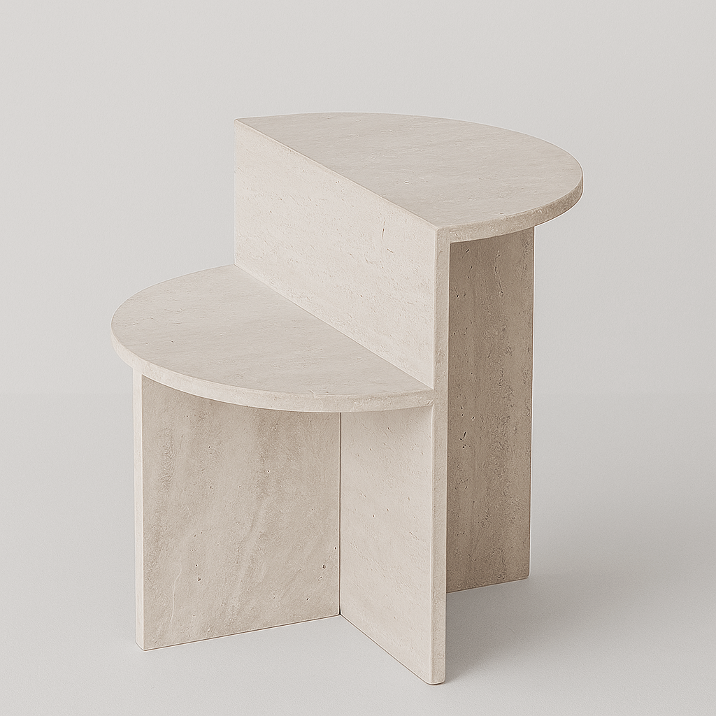 Table d'appoint OASIS en Travertin