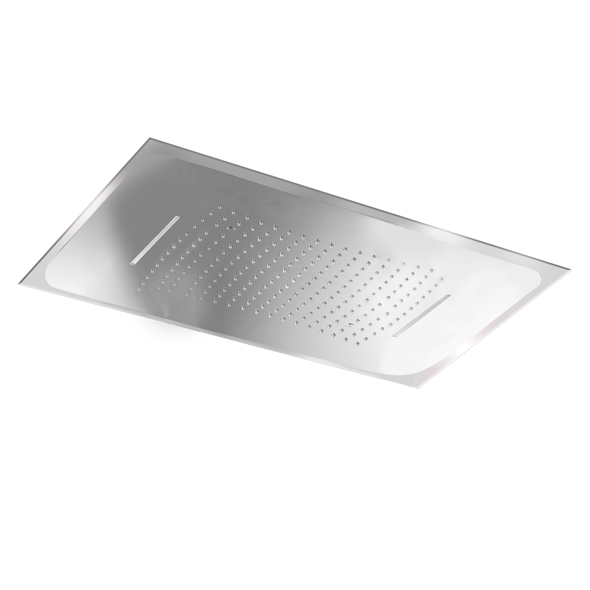 Douche de tête 3 voies 48x59 cm,avec pré-cadre de montage/plafond Chromé 