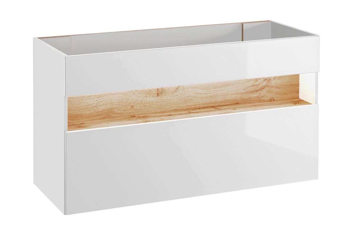 Meuble sous-vasque BAHAMA WHITE 120cm et 1 tiroir