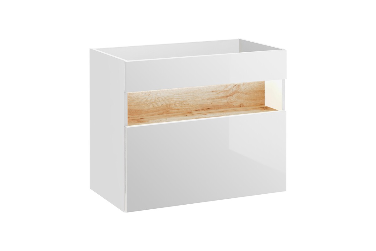Meuble sous-vasque BAHAMA WHITE 80cm et 1 tiroir