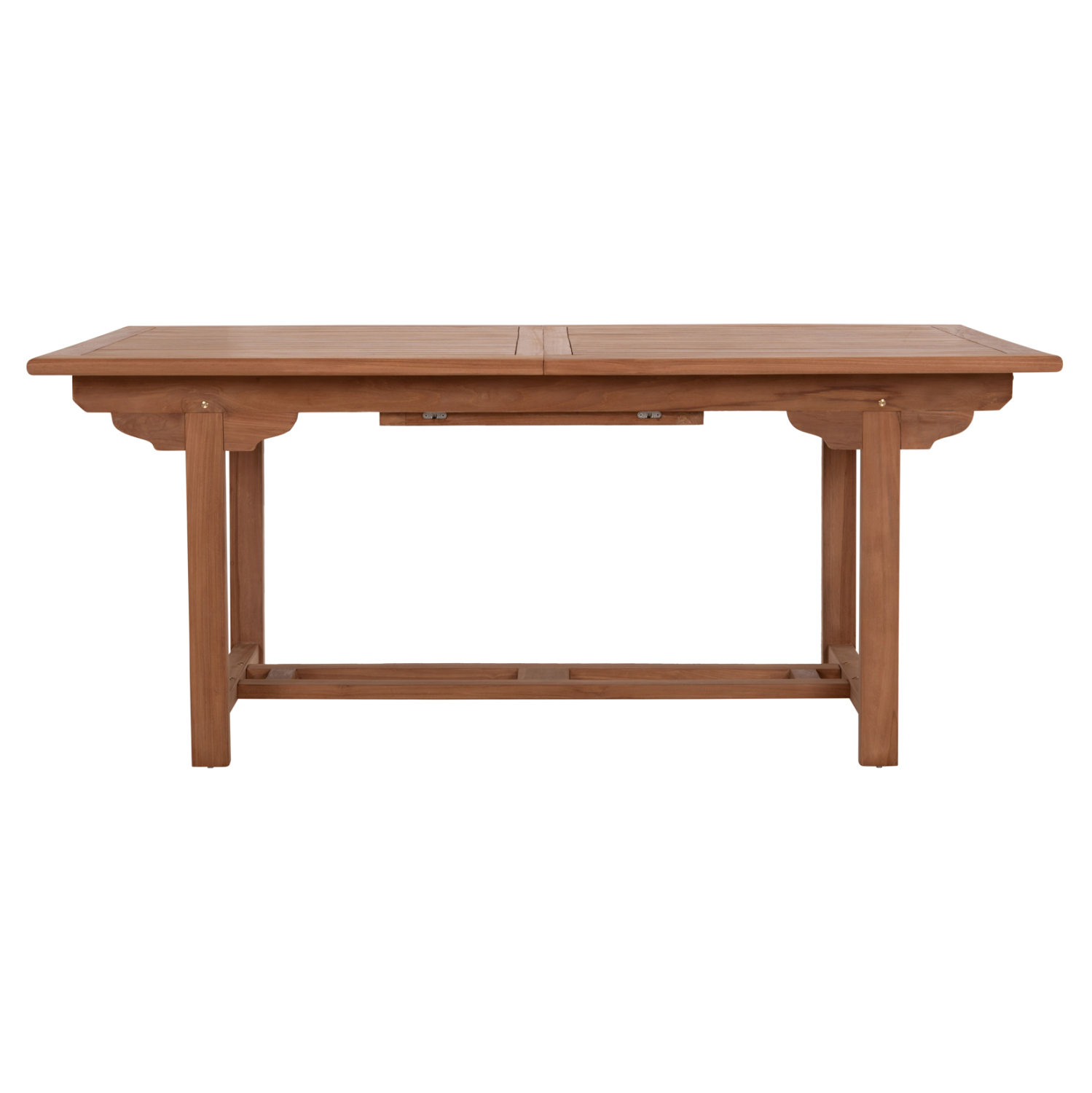 Table de jardin extensible CRANDER en bois naturel 180 - 240 x 100 x 76 cm