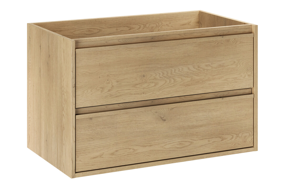 Meuble sous-Vasque Viola Cremona 80 cm, 2 tiroirs
