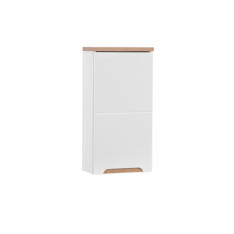 Meuble haut 1 porte 35 cm – Blanc – BALI WHITE