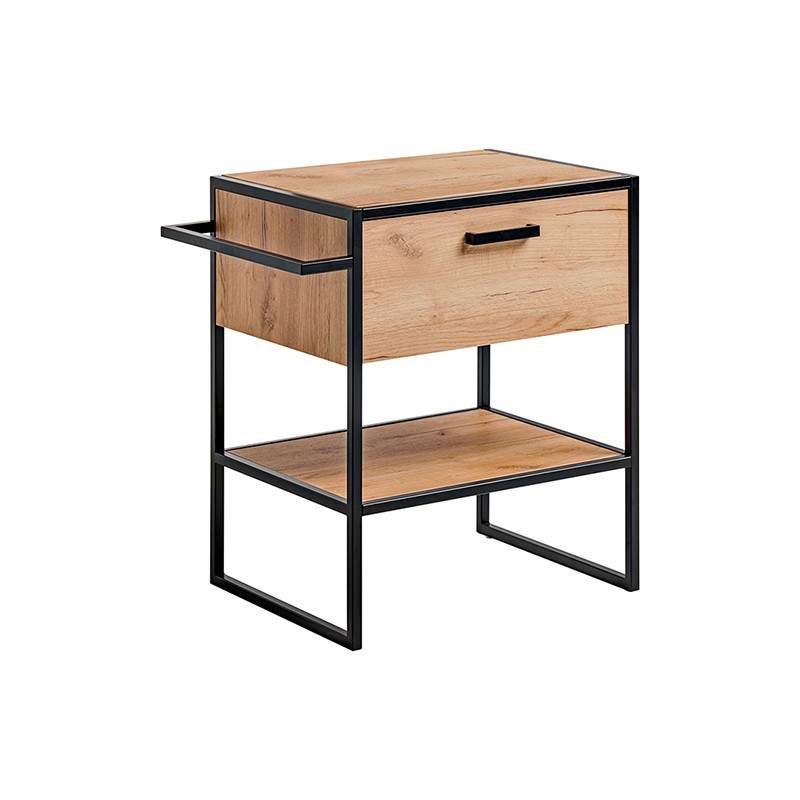 Meuble sous vasque 70cm à poser aspect bois Brooklyn