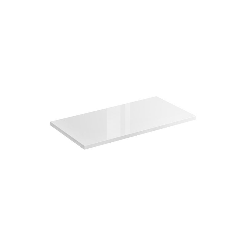 Plan de travail 60 cm finition blanc brillant Capri White
