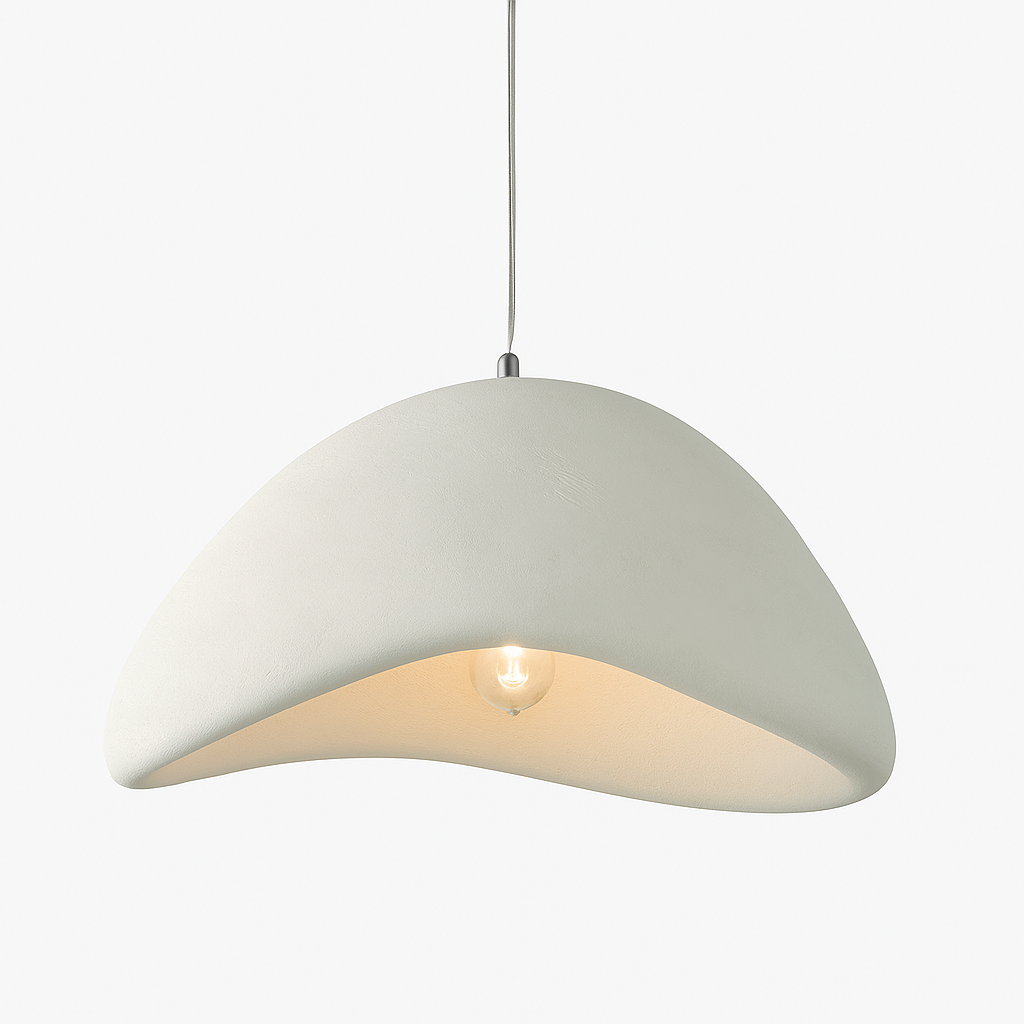 Suspension Wabi-Sabi Allure blanc 40cm