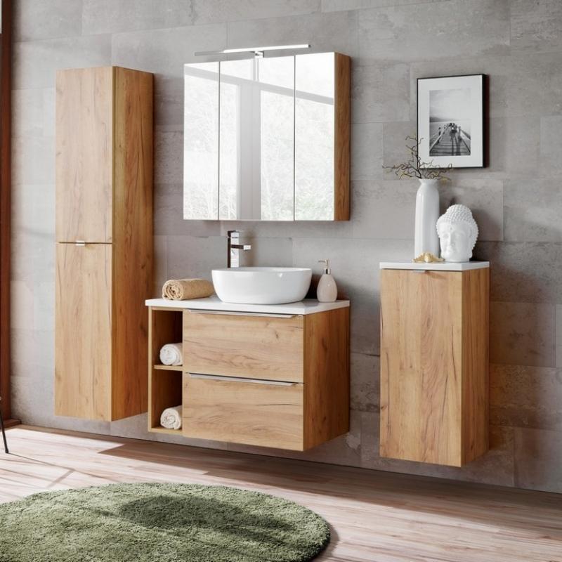salle de bain bois capri oak